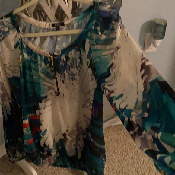 Blouse, multicolored fall colors. - Picture 2 of 7